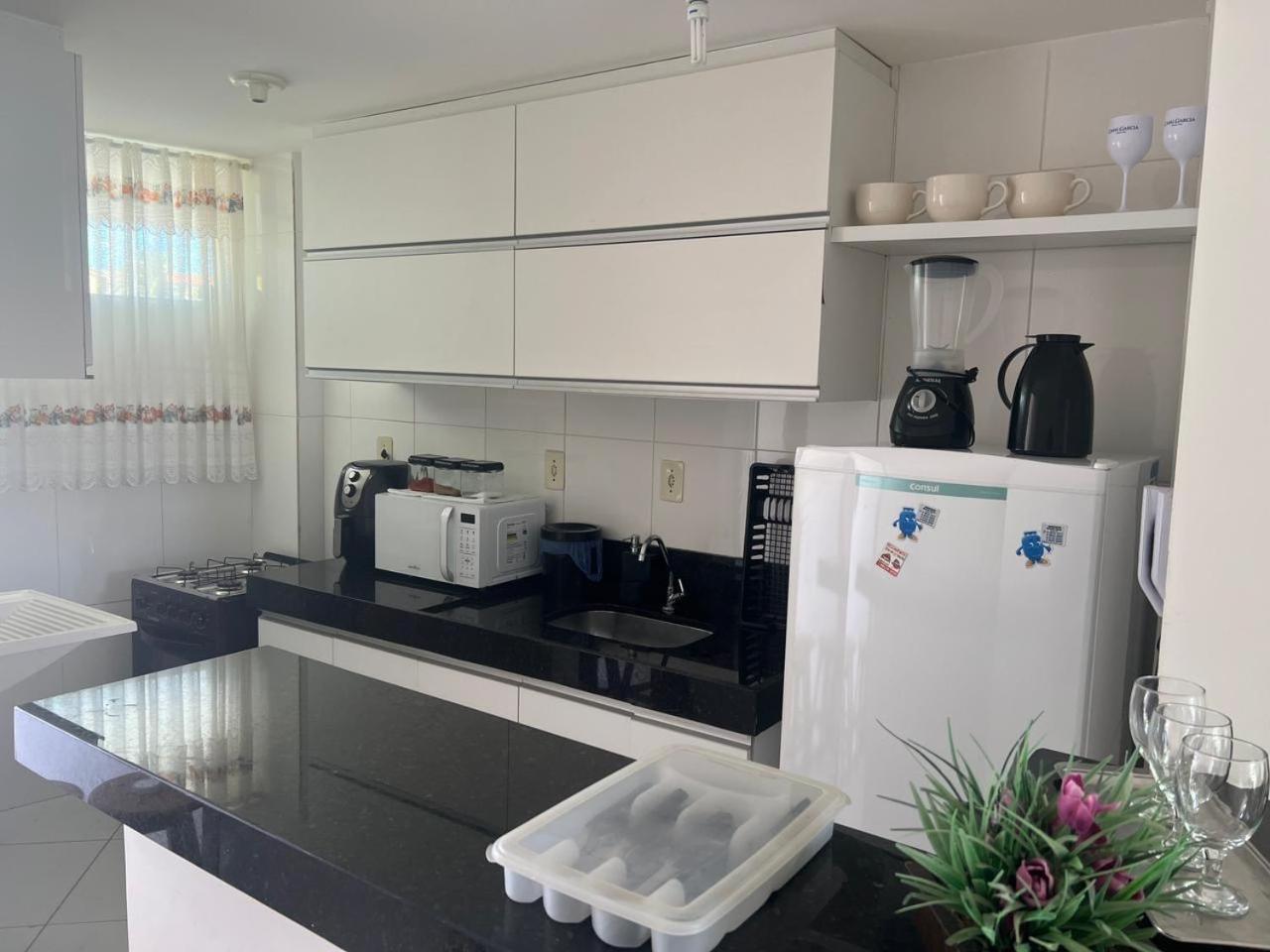康德Mar E Sol Residencial 2 Quartos C Ar Condicionado,500 Metros Da Praia De Jacuma公寓 外观 照片