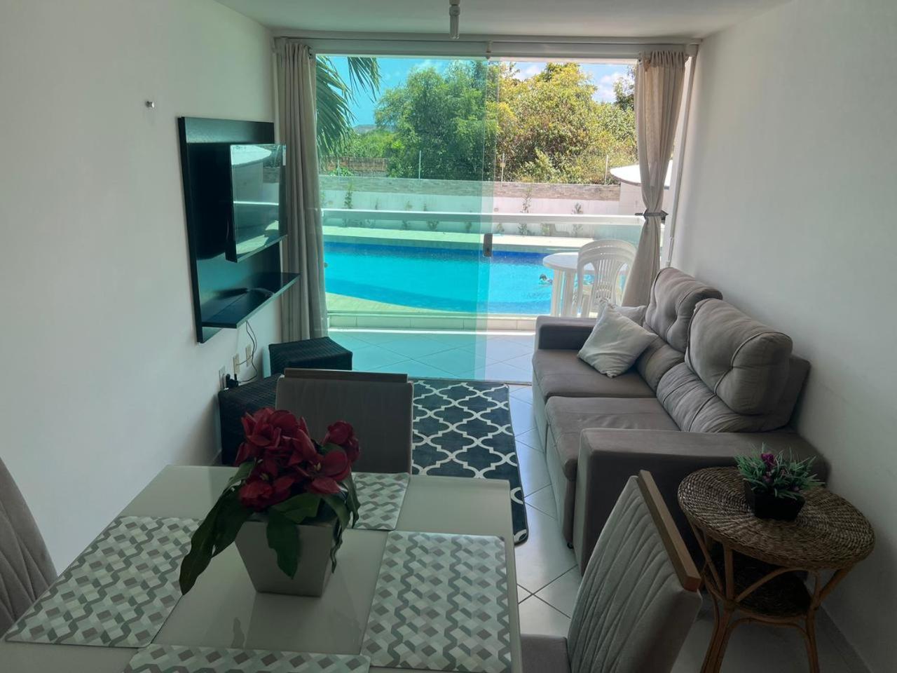 康德Mar E Sol Residencial 2 Quartos C Ar Condicionado,500 Metros Da Praia De Jacuma公寓 外观 照片